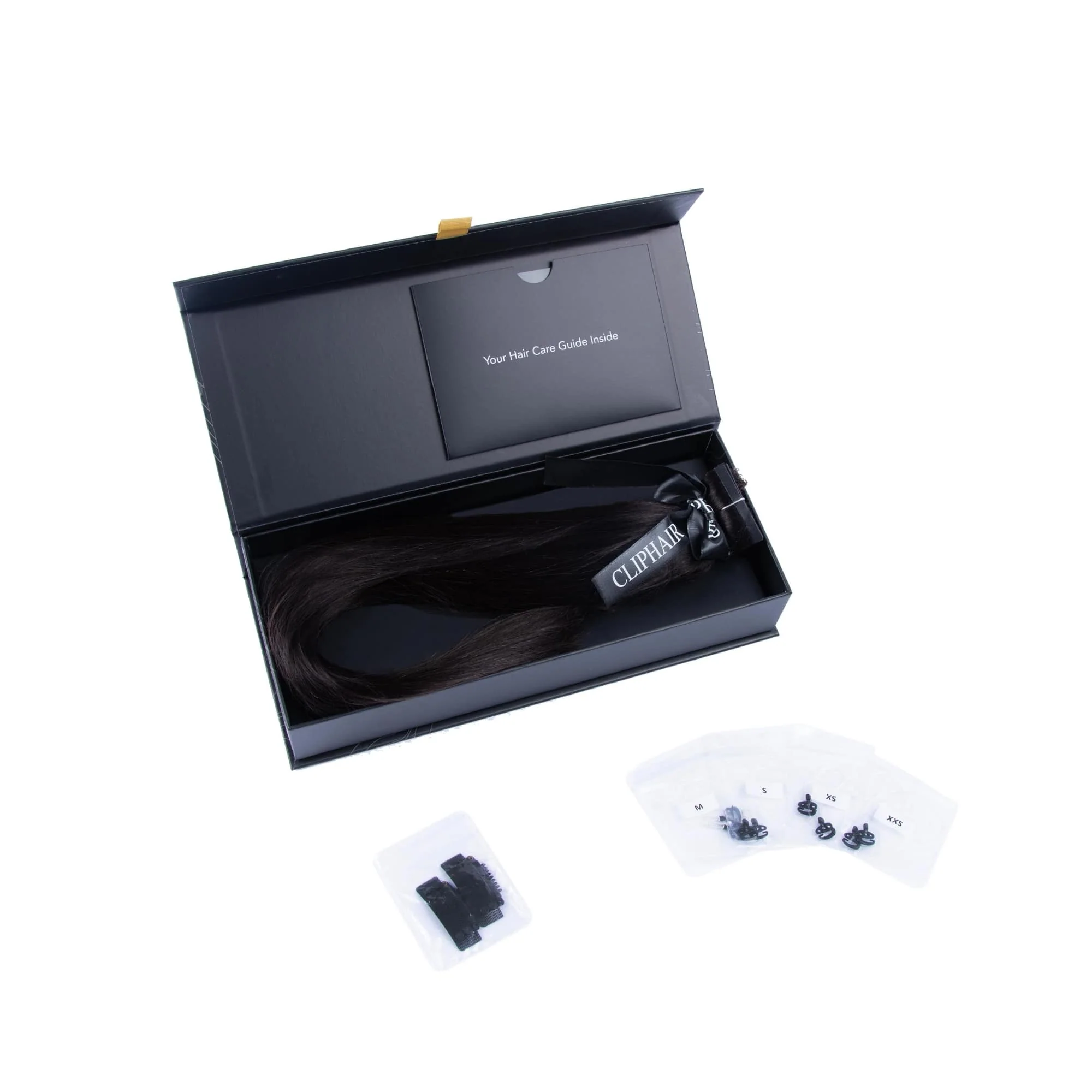 Darkest Brown (#2) Halo Hair Extensions - Image 4