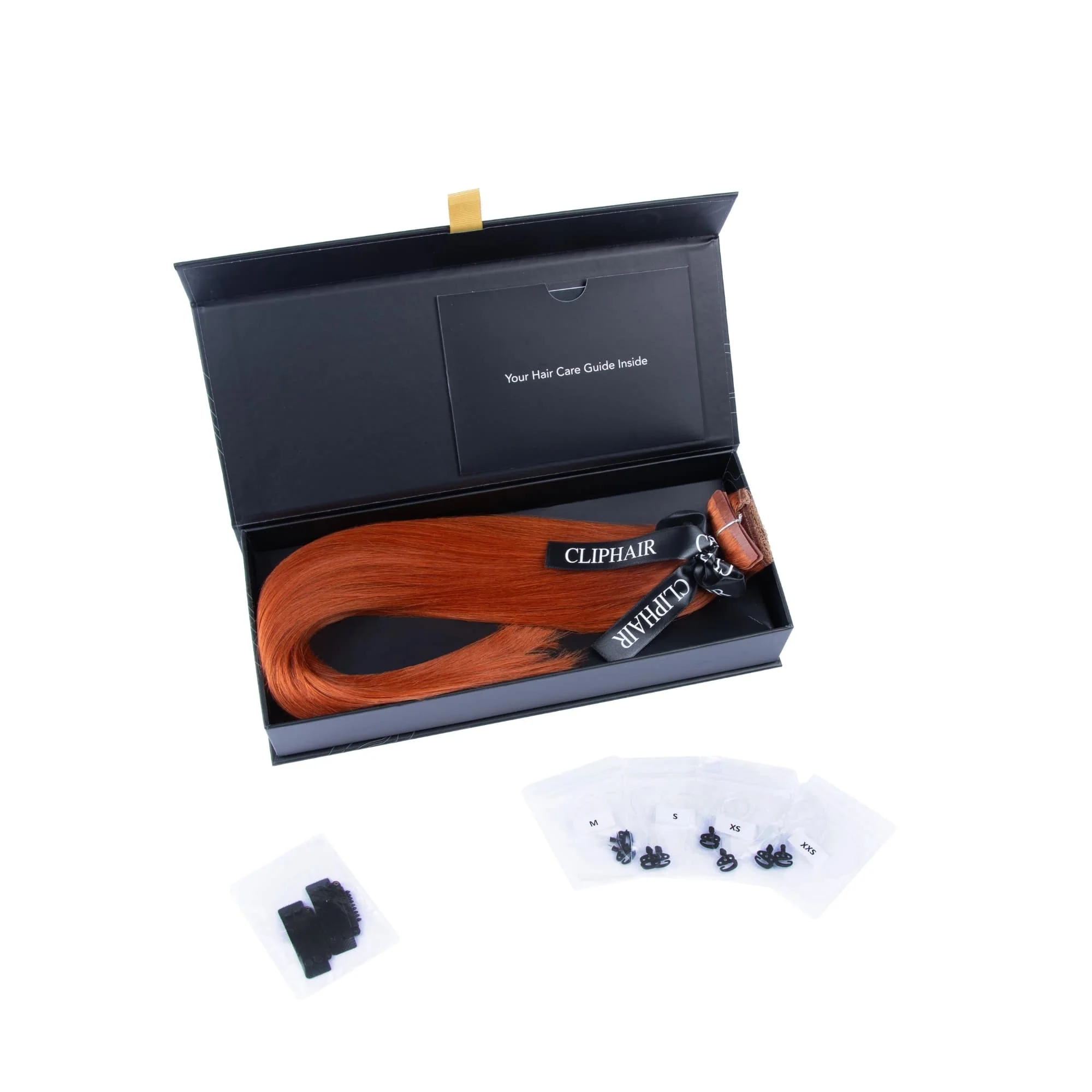 Flaming Ginger (#350) Halo Hair Extensions - Image 4