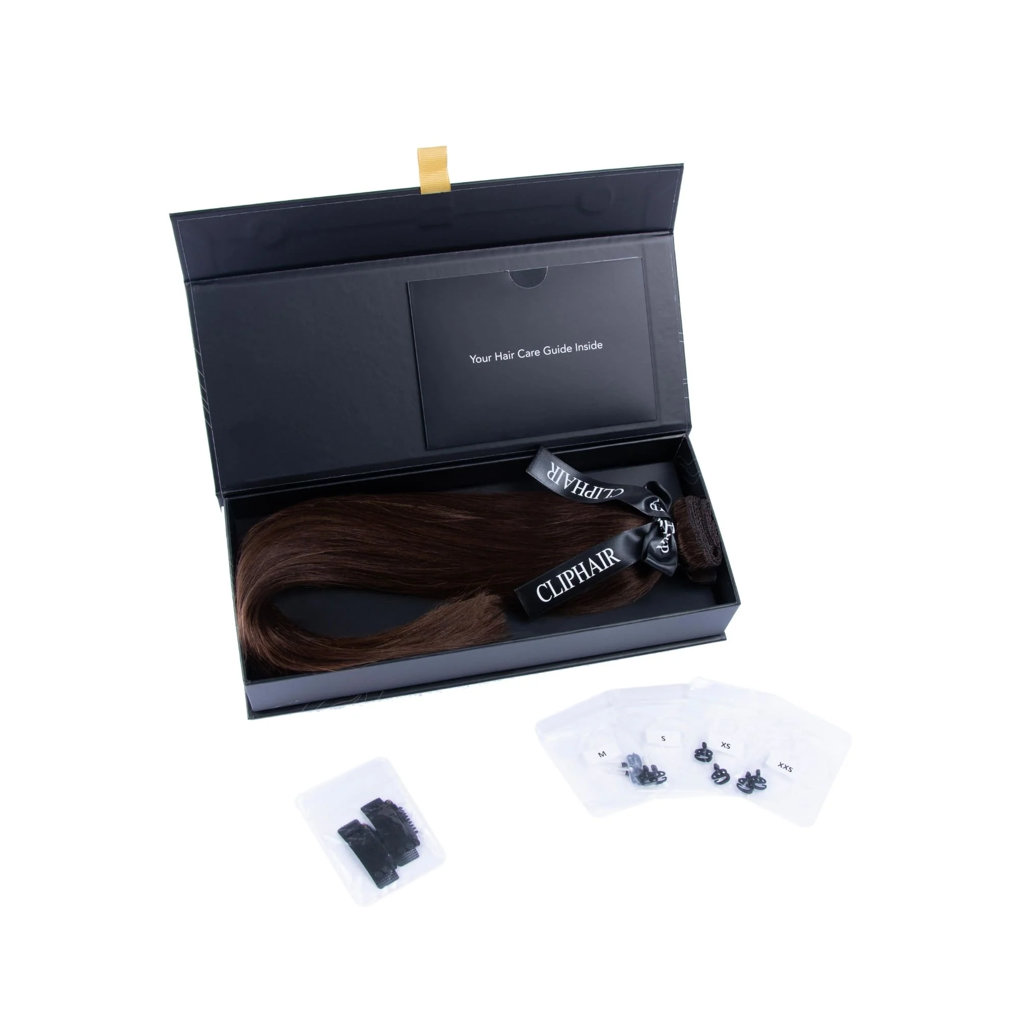 Medium Brown (#4) Halo Hair Extensions - Image 4