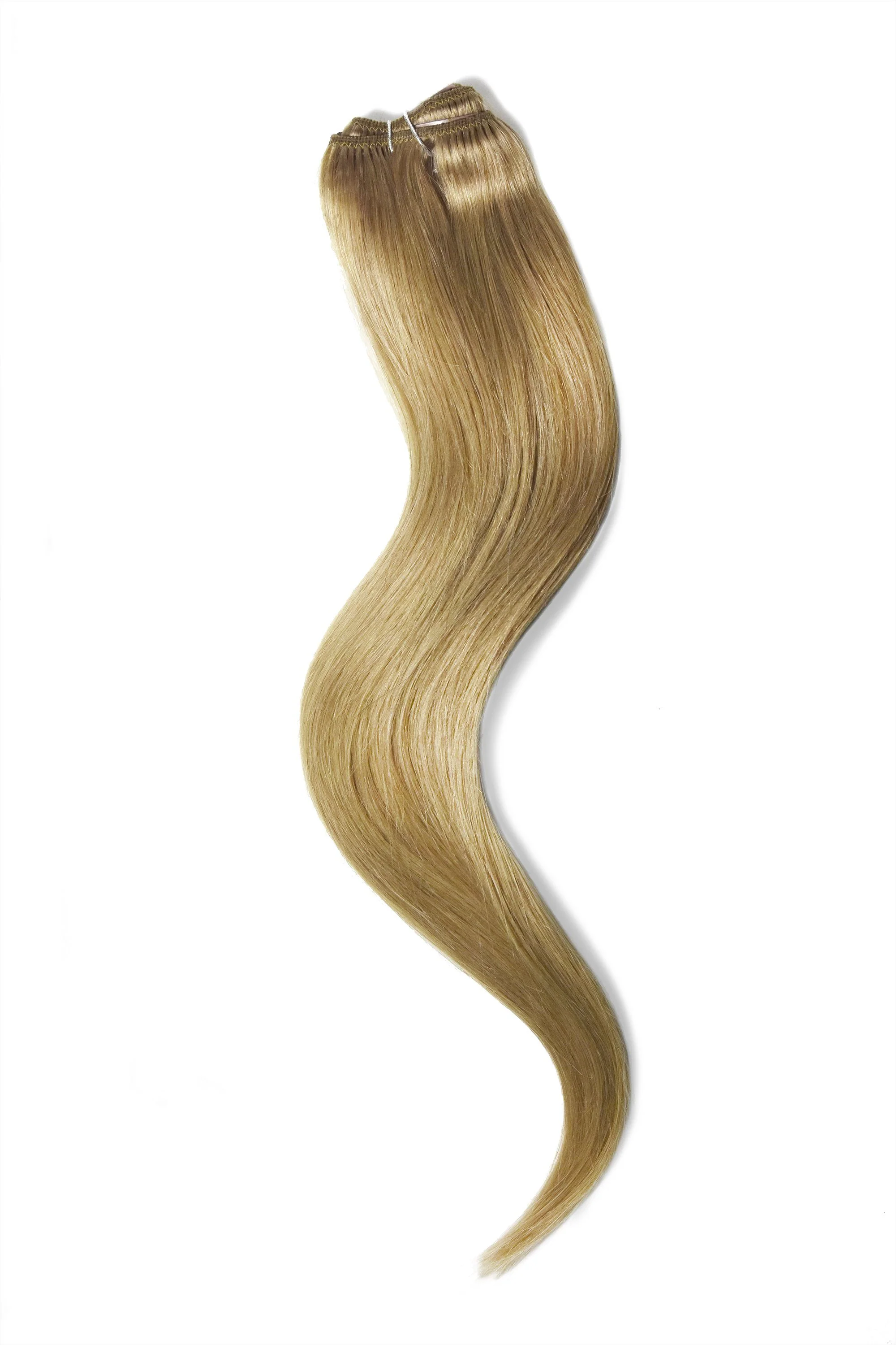 Lightest Brown (#18) One Piece Clip In Hair Extensions (Top-Up) - Image 3