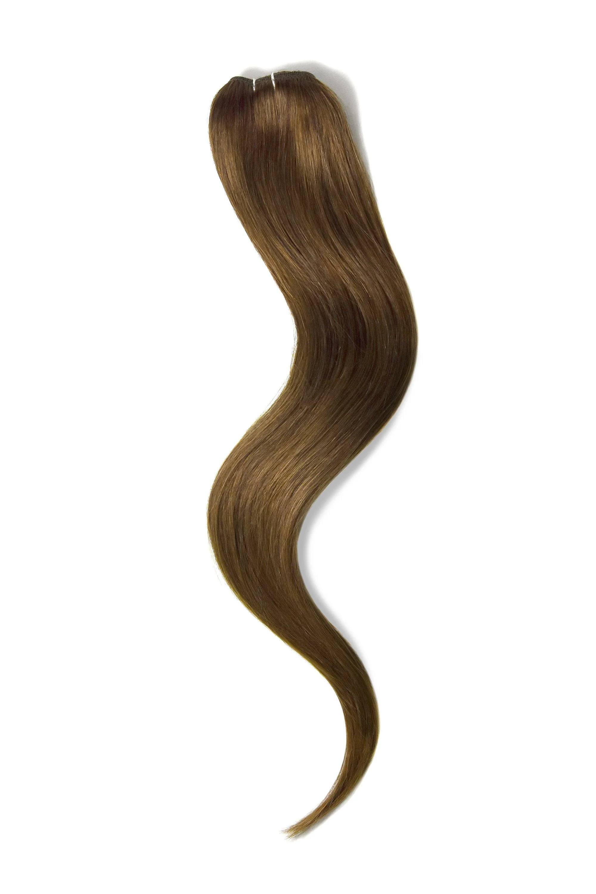 Toffee Brown (#5) One Piece Hair Extensions (Top-Up) - Image 3