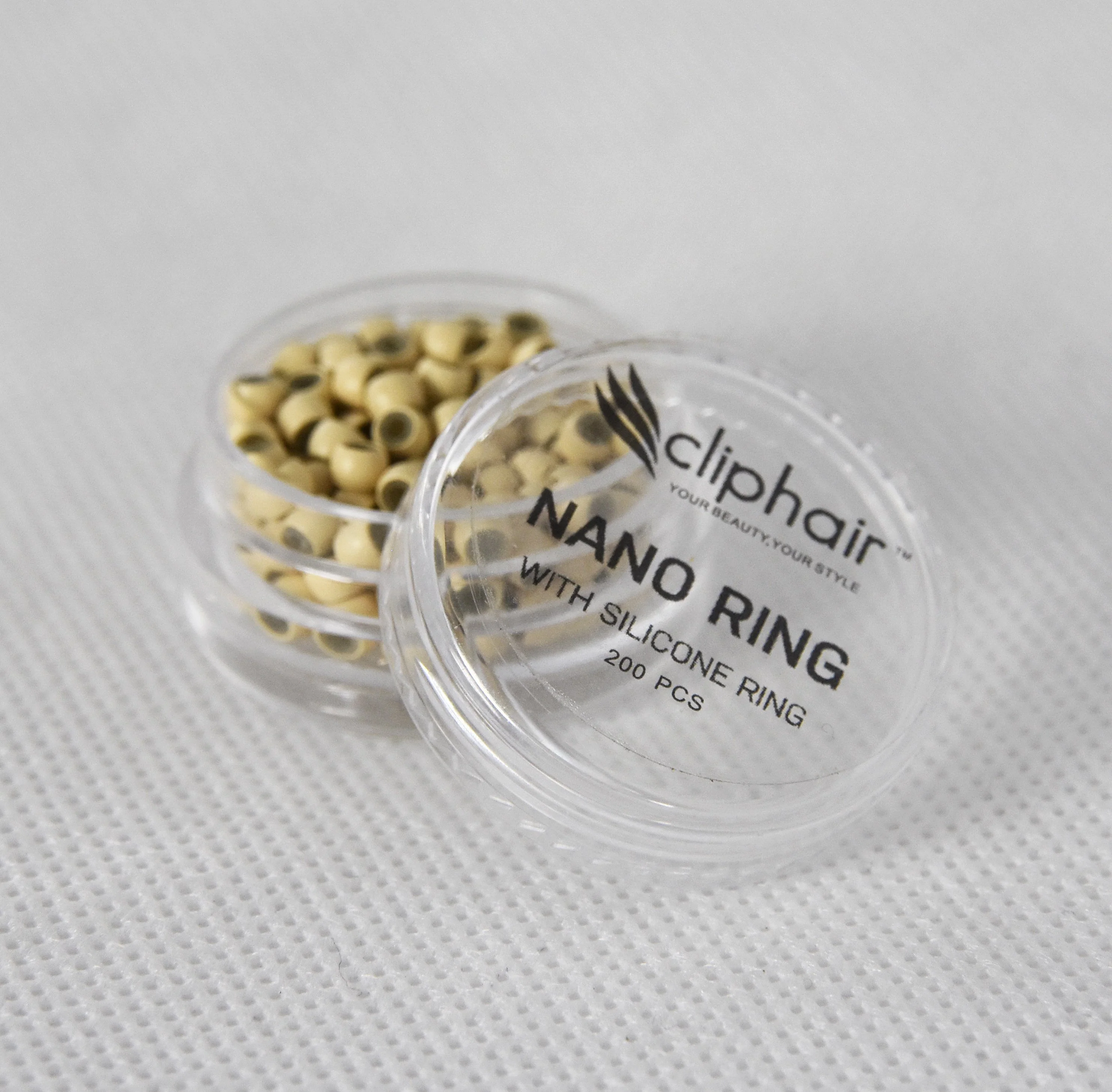 Silicone Lined Nano Rings/Beads - 200 Pack - Image 3