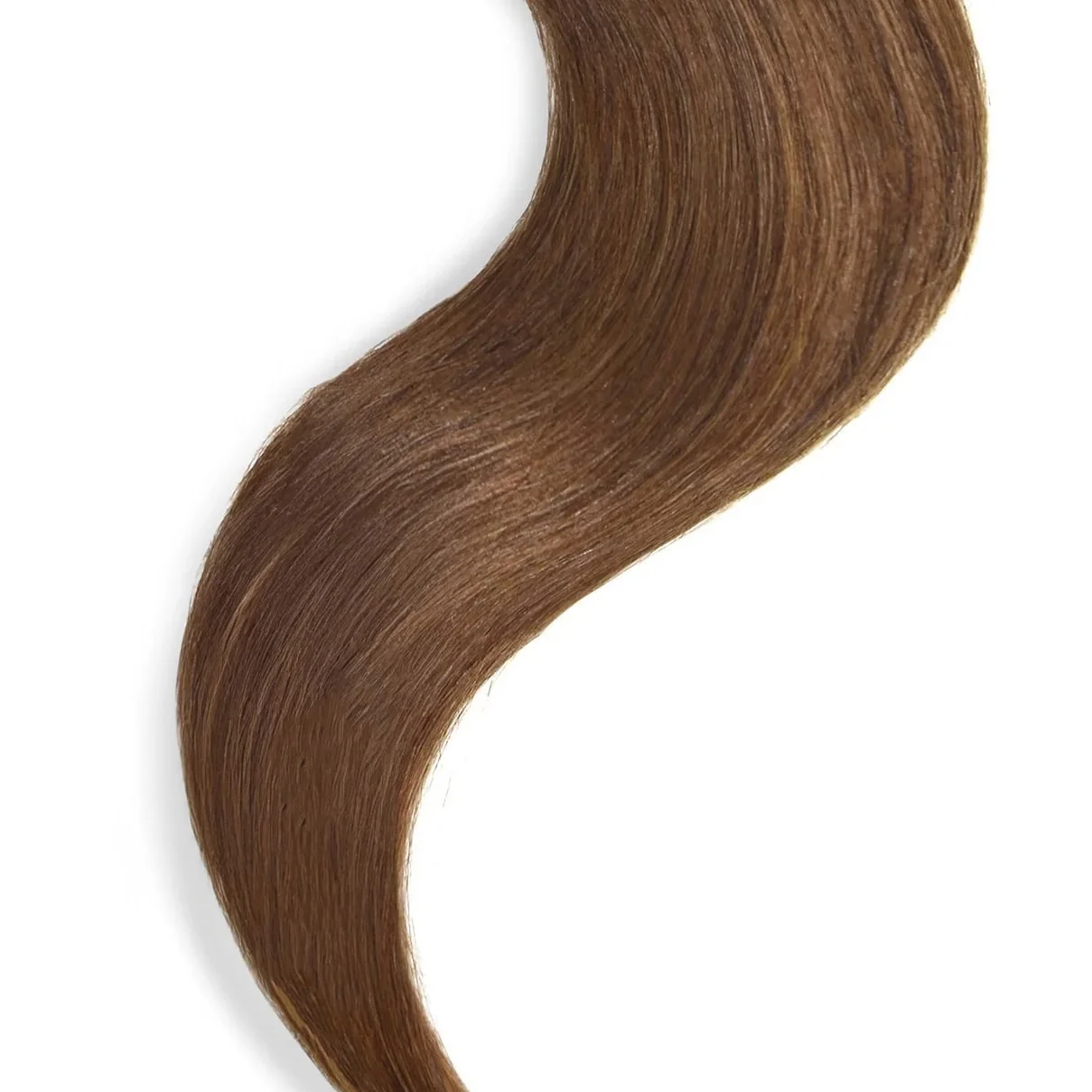 Light/Chestnut Brown (#6) Tape In Hair Extensions - Image 3