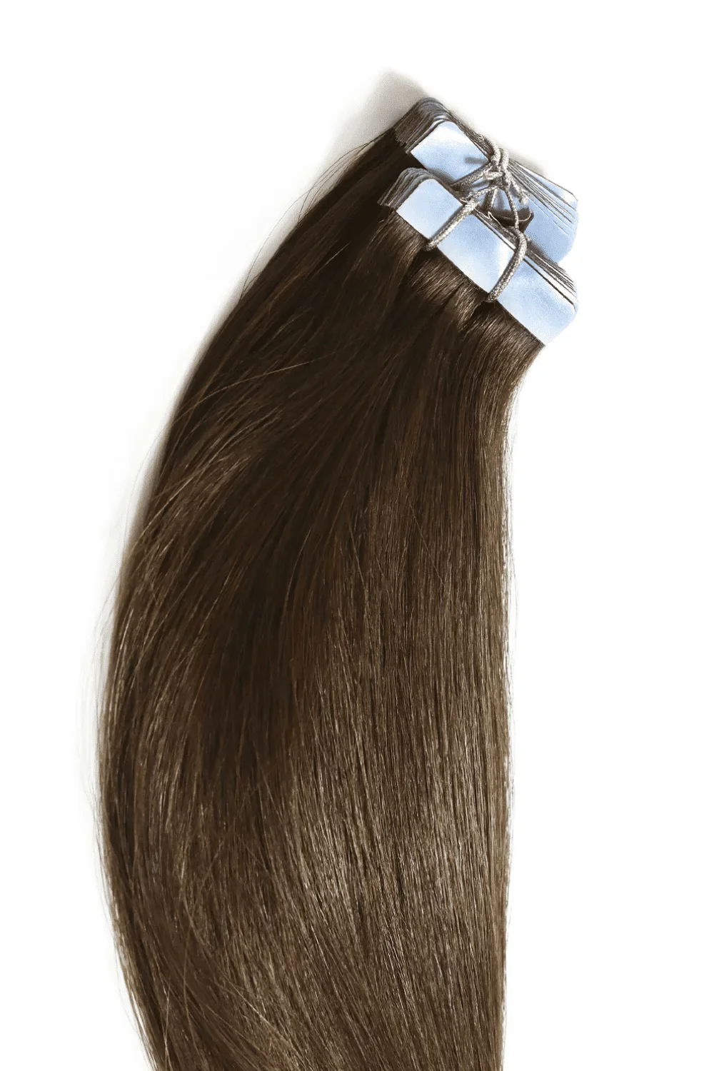 Medium Brown (#4) Tape In Hair Extensions - Image 4